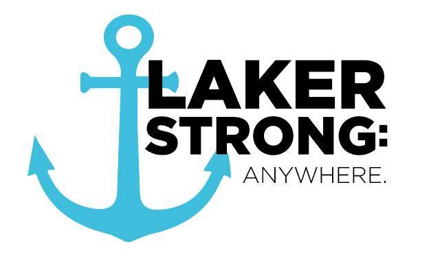 Laker Strong Anywhere Logo